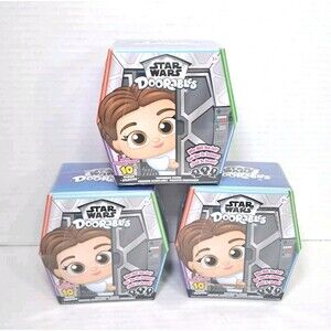 Lot of 3 Disney Doorables Star Wars A New Hope Puffables 10" Mystery Plush NEW